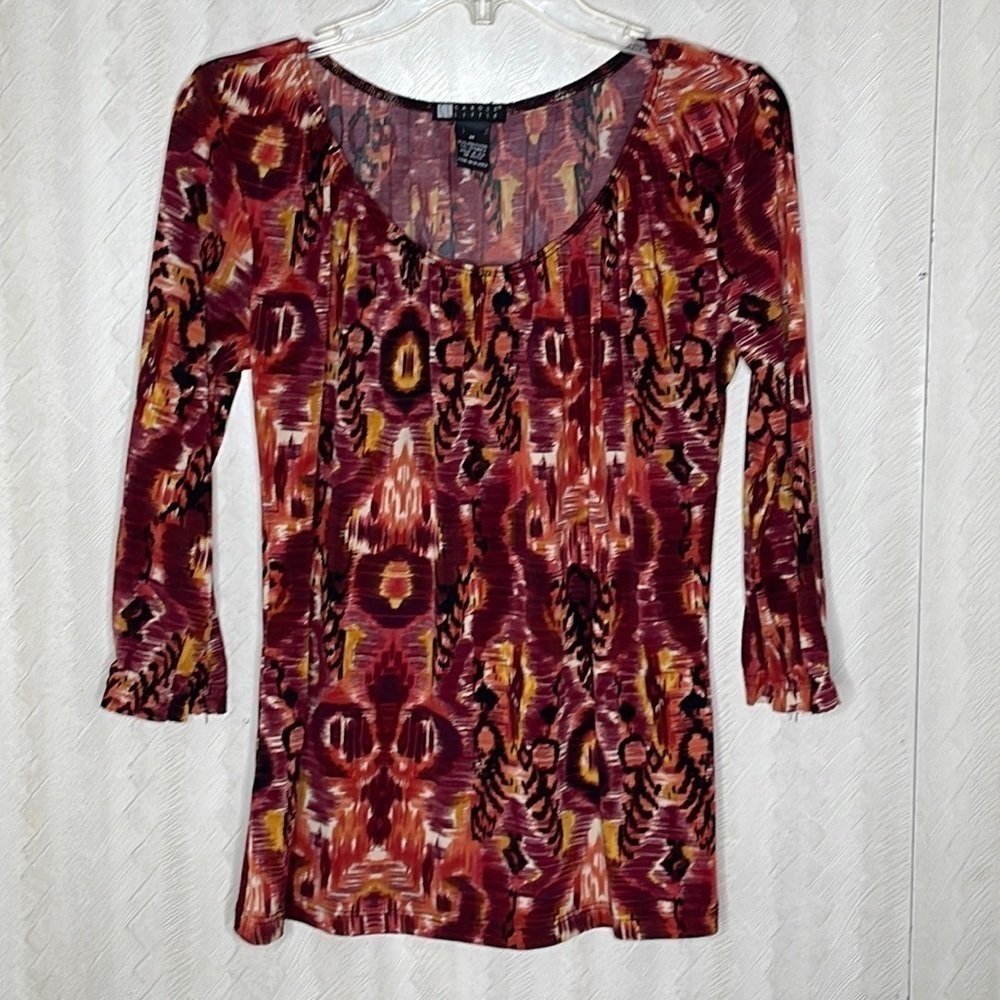 CAROLE LITTLE Blouse Size M - Picture 2 of 4